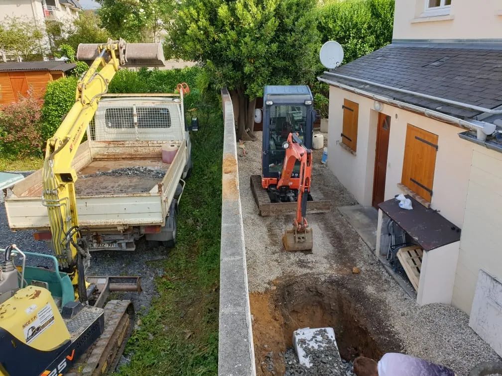 Travaux d'assainissement Caen